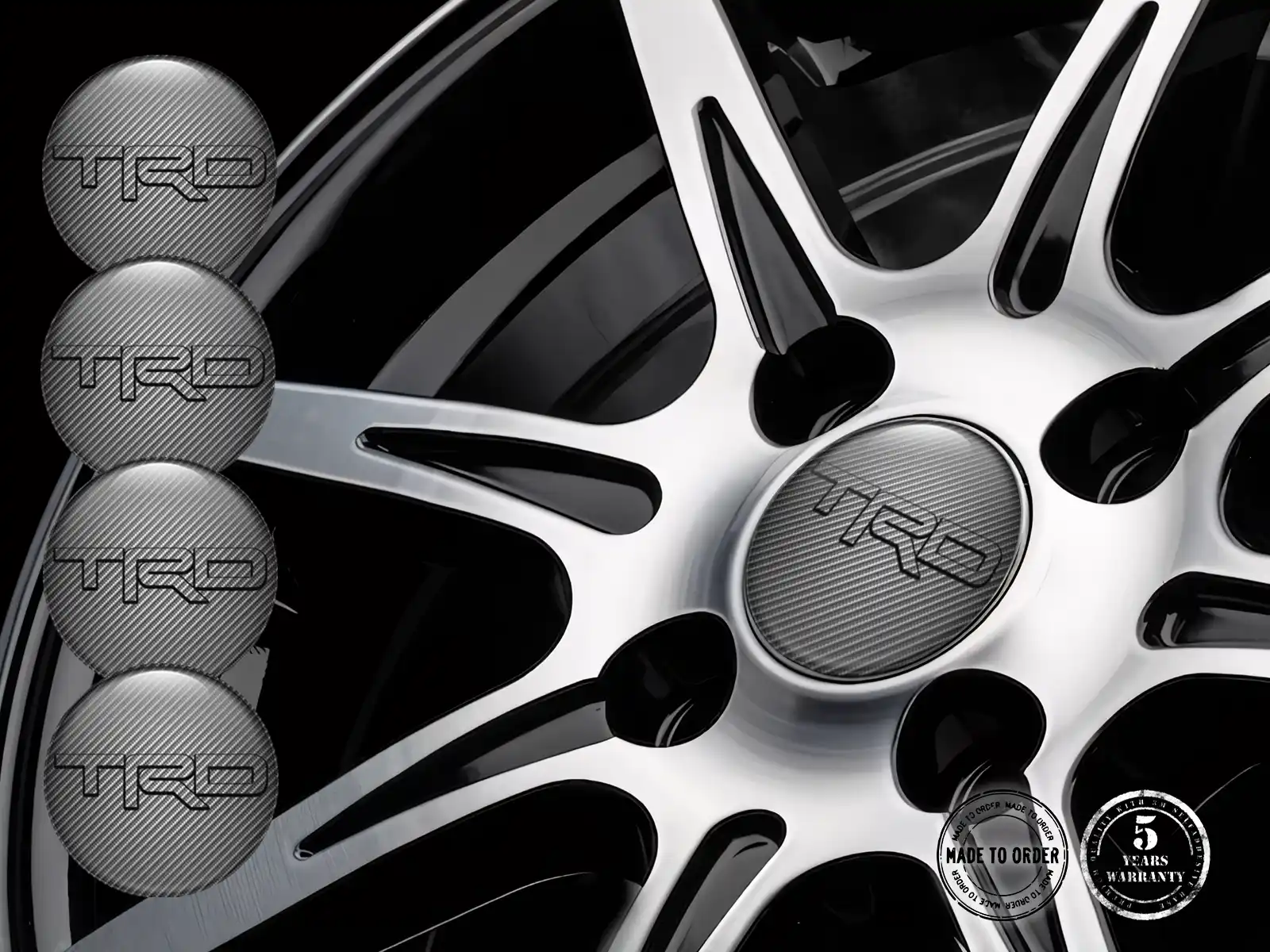 Toyota TRD Pegatinas Aro Ultimate Espectro Empuje Plasma